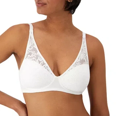 Bali Breathe Cotton Modal Wireless T-shirt Bra Df7594 In White