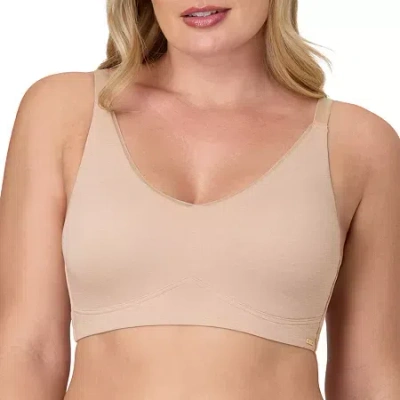 Bali Cotton Collection Wireless Bra Df8130 In Sand