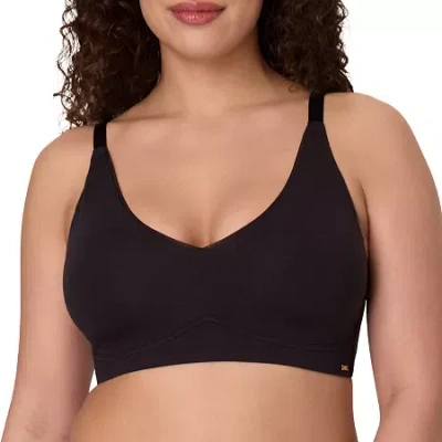 Bali Cotton Collection Wireless Bra Df8130 In Black
