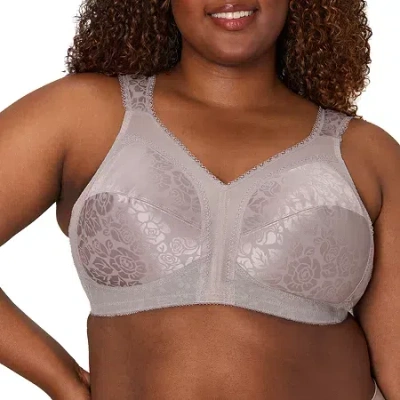 Playtex 18 Hour Ultimate Shoulder Comfort Wireless Full Coverage Bra 4693 In Gray