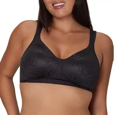 Playtex 18 Hour Ultimate Lift & Support Wireless Full Coverage Bra 4745 In Black