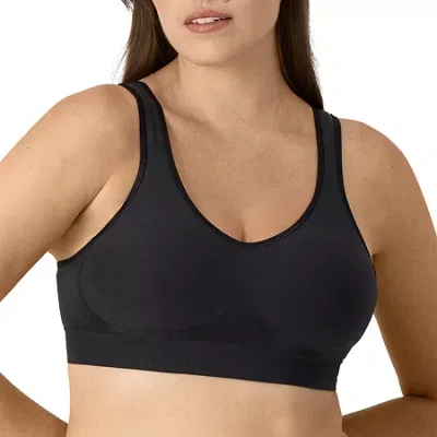 Bali Comfort Revolution Comfortflex Fit Shaping Seamless Wireless Full Coverage Bra-3488 In Black