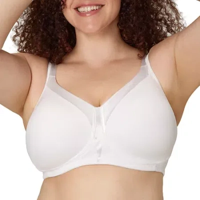Playtex 18 Hour Silky Soft Smoothing Wireless Full Coverage Bra-4803 In White