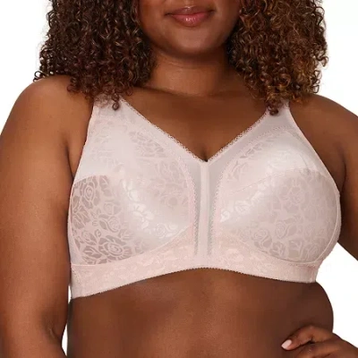 Playtex 18 Hour Ultimate Shoulder Comfort Wireless Full Coverage Bra 4693 In Pink