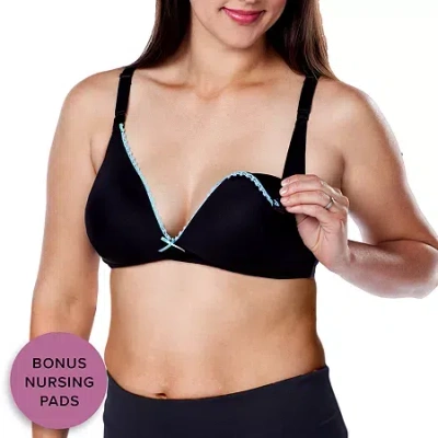 Leading Lady Maternity & Nursing Wirefree Bra Bra - J1200 In Black