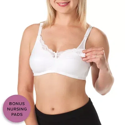 Leading Lady Maternity Comfort & Sleep Bra - J1600 In White