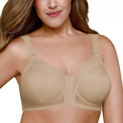 Exquisite Form Fully Unlined Wireless Full Coverage Bra 5100530 In Sand