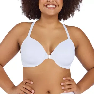 Leading Lady The Luna Front Close Racerback Bra- 5915 In White