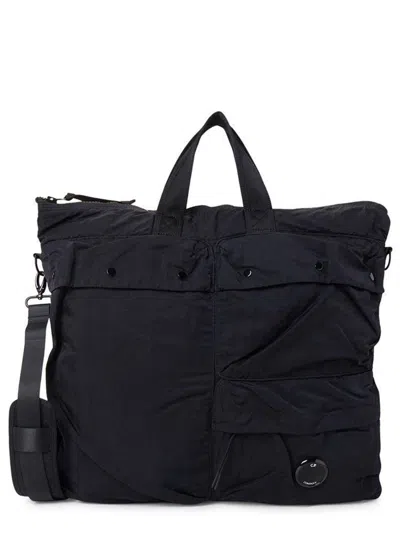 C.p. Company C.p.company Black Polyamide Shoulder Bag In Black