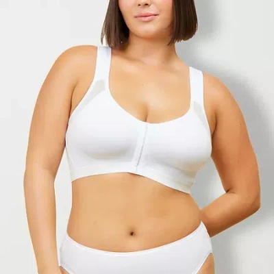 Leading Lady The Moira - Front Close Posture Back Support Bra 5031 In White