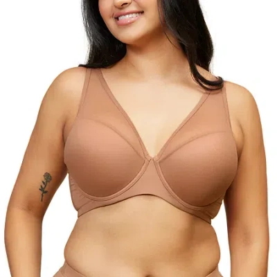 Leading Lady The Jolene- Perfect Plunge Underwire Bra- 5041 In Brown