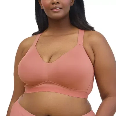 Leading Lady The Aurora Microfiber Lightlylined Tshirt Bra- 5979 In Orange