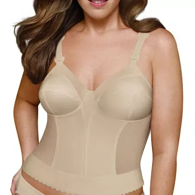 Exquisite Form Fully Back Close Longline Bra -5107532 In Sand