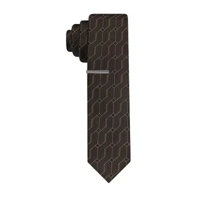 J. Ferrar Geometric Tie In Brown
