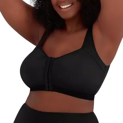 Leading Lady The Lillian - Back Smoothing Seamless Support Bra- 5503 In Black