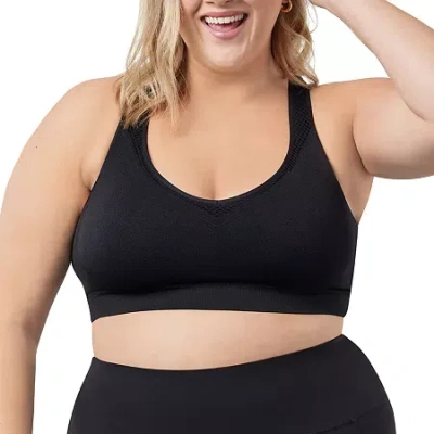 Leading Lady Cool Lowimpact Racerback Sports Bra- 5521 In Black