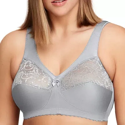 Glamorise Magiclift Original Support Wirefree Bra-1000 In Gray