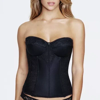 Dominique Colette Underwire Strapless Bustier-8949 In Black