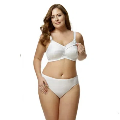 Elila Cotton Softcup Nursing Bra - 1613 In White