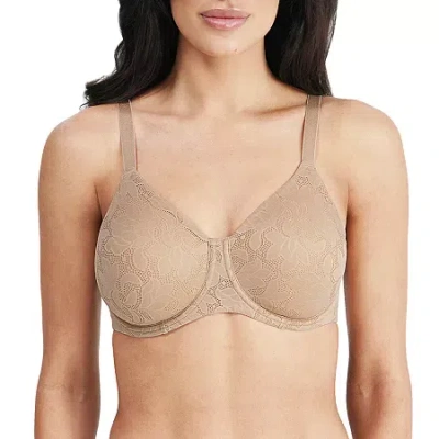 Dominique Jacqueline Underwire Jacquard Minimizer Bra - 7018 In Sand