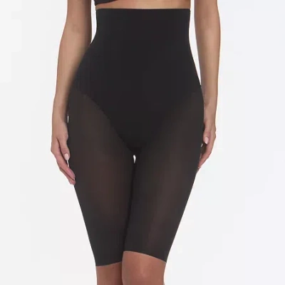 Dominique Melanie Hight Waist Thigh Shaper- 104 In Black