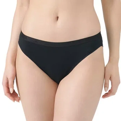 Adidas Originals Active Cotton Hi-leg Bikini- 4a0443 In Black