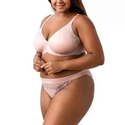 Elila Fancy Smooth Curves Underwire Bra 2911 In Pink