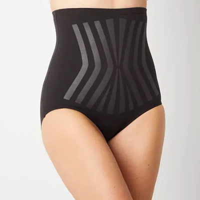 Ambrielle Lycra Fitsense Technology Hi Waist Brief In Black