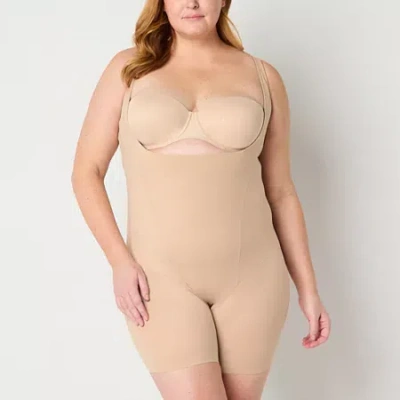 Underscore Wear Your Own Bra Thigh Slimmer In White