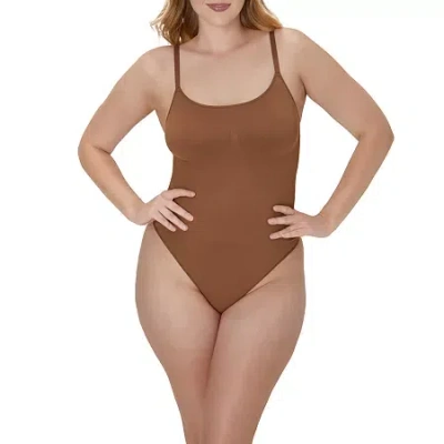 Maidenform Seamless Body Shaper Dms830 In Brown