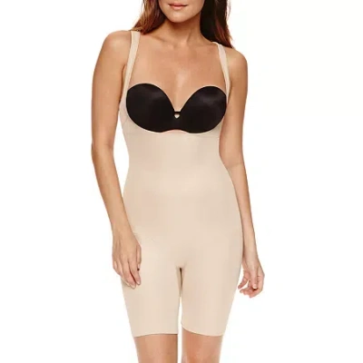 Ambrielle Wonderful Edge Wear Your Own Bra Singlet Body Shaper In Sand