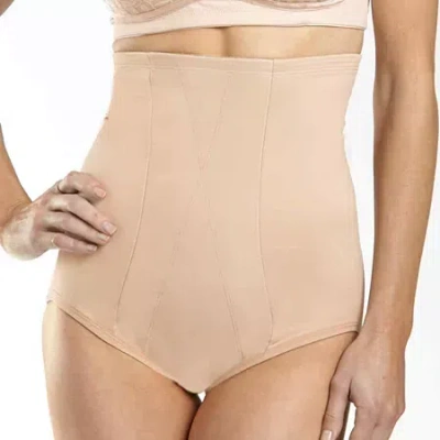 Underscore Innovative Edge High-waist Control Briefs In Sand