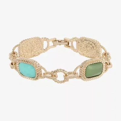 1928 Jewelry 1928 Gold-tone Womens Link Bracelet In Gold