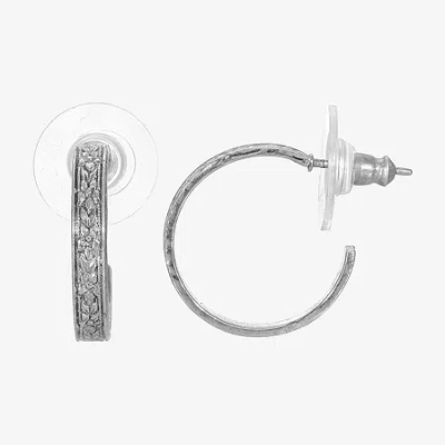 1928 Jewelry 1928 Gold Tone Womens 19mm Hoop Earrings In Metallic