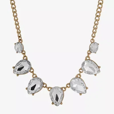 1928 Jewelry 1928 Freeform Womens 16 Inch Collar Necklace In Metallic