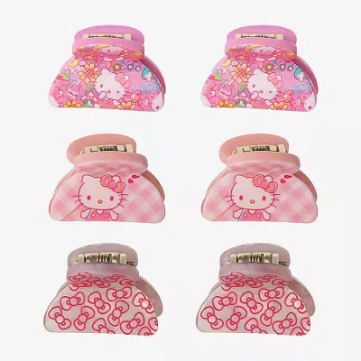 Hello Kitty 3 Pair Hair Clip In Multi