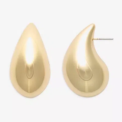 Bold Elements Gold Tone Womens Drop Earrings In Gold
