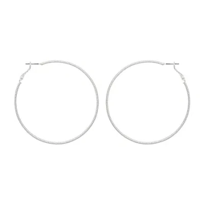 Mixit Womens 70mm Hypoallergenic Hoop Earrings In Metallic