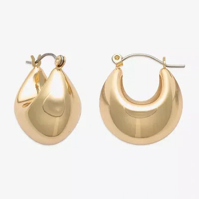 Mixit Womens 22.8mm Hypoallergenic Hoop Earrings In Yellow