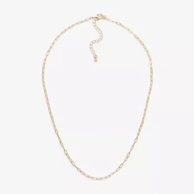 Mixit Womens Hypoallergenic 18 Inch Link Chain Necklace In Gold