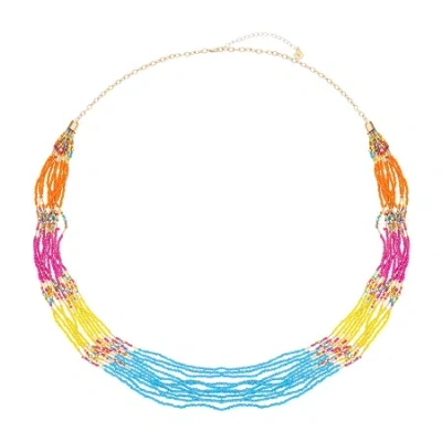 Mixit 39 Inch Cable Strand Necklace In Multi