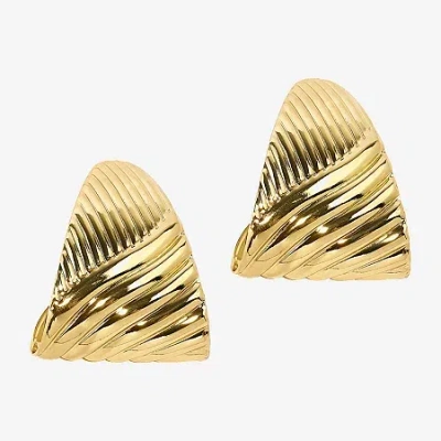 Bold Elements Gold Tone Womens 1 3/4 Inch Hoop Earrings In Multi