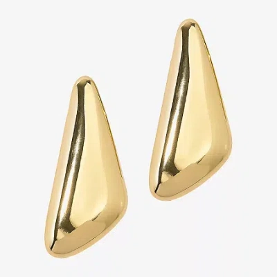 Bold Elements Gold Tone Womens Drop Earrings In Gold