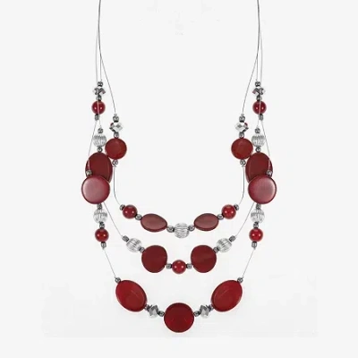 Mixit Silver Tone Womens Jewelry Set In Brown