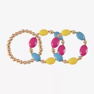 Mixit Womens 3-pc. Bracelet Set In Multi