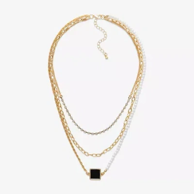 Mixit Womens Hypoallergenic 20 Inch Link Chain Necklace In Gold