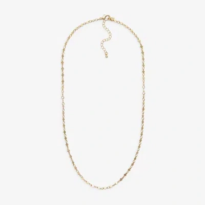Mixit Womens 18 Inch Fashion Chain Necklace In Gold