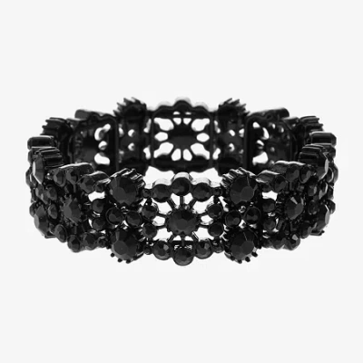 Mixit Womens Black Stretch Bracelet In Black