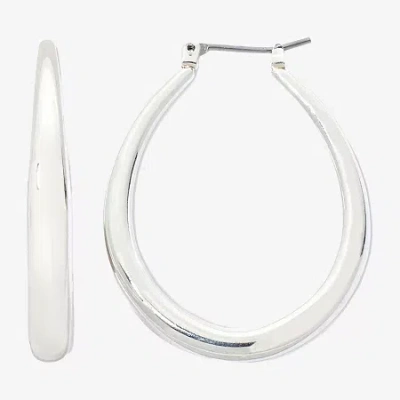 Mixit Womens 31.7mm Hypoallergenic Hoop Earrings In Gray