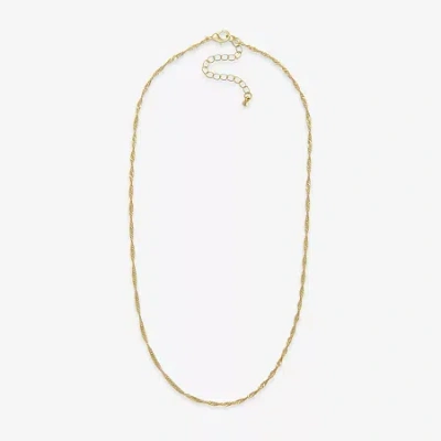 Mixit Womens Hypoallergenic 18 Inch Chain Necklace In Gold